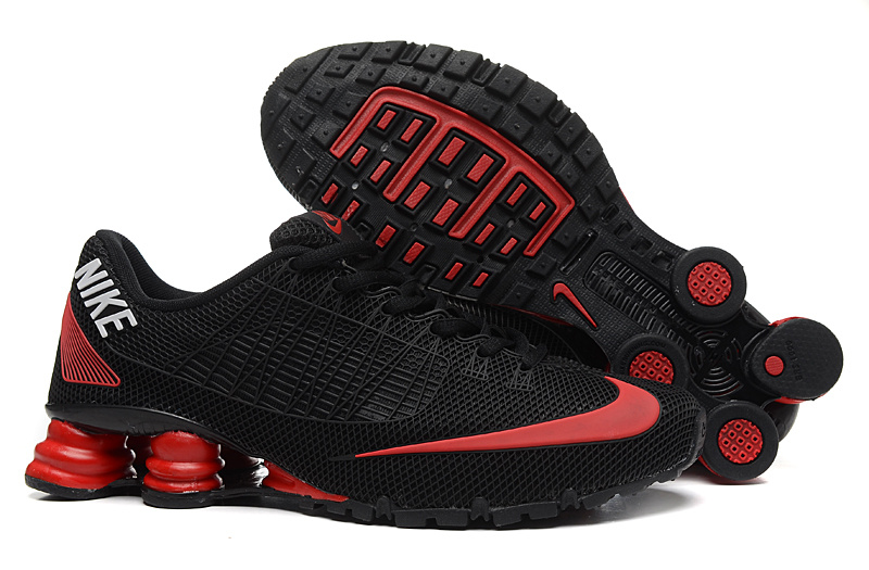 New Nike Shox Tur Black Red Shoes